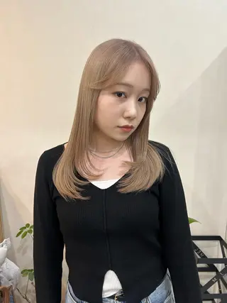 ロング カラー ボブ/透明感カラー 🧸YUI❤️のヘアスタイル