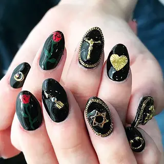 ネイル 渋谷/チップ長さ出し 👑アプレgel-xのネイルデザイン
