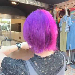 ショート 派手髪支持率No1 Eisukeのヘアスタイル