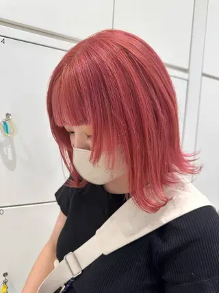 ミディアム カラー GOAT_茅ヶ崎 キシ サクラのヘアスタイル