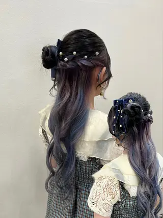 ロング ヘアアレンジ 藤原 史江のヘアスタイル