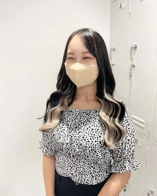 ロング カラー 🔗透明感カラー🔗 エクステ✂️はるちかのヘアスタイル
