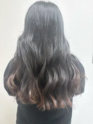 ロング 韓国うる艶ハイトーン 💙ayana💙のヘアスタイル