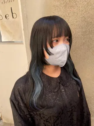 ロング カラー NATSUKI😸 ✂︎南森町美容室のヘアスタイル