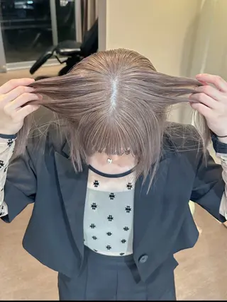 カラー 色素薄めカラー o___mioのヘアスタイル