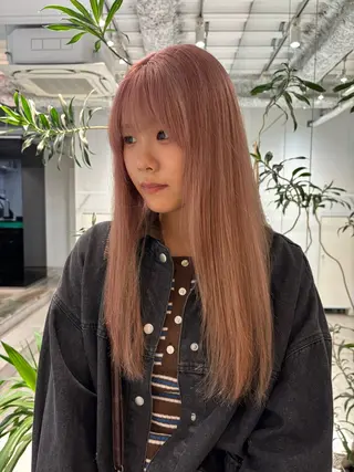 ロング カラー ANY Nodokaのヘアスタイル
