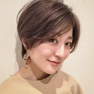 ショート 中高下 由真のヘアスタイル