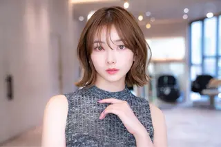 ミディアム 韓国ヘア/ブリーチ そーた/渋谷駅のヘアスタイル