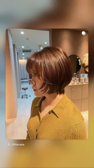 ショート Lien.テラダ 各務原スタイリストのヘアスタイル