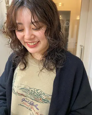 パーマ SALTWATER AYARIのヘアスタイル