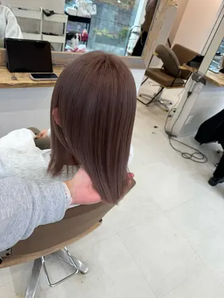 ミディアム 鈴木 妃帆未のヘアスタイル
