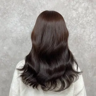 セミロング カラー SHUN/韓国/ レイヤー/透明感🖤のヘアスタイル