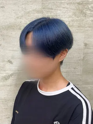 ショート カラー モデル 募集中🧸佐藤 李桜のヘアスタイル