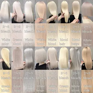 ミディアム カラー ✨ブリーチ支持No1 複雑履歴修正/舘岡のヘアスタイル