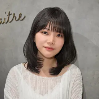 ミディアム 🦋Lond🦋 manakaのヘアスタイル