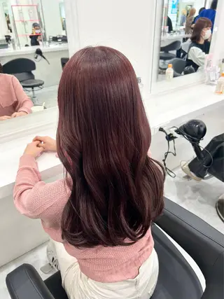 セミロング カラー ヘアアレンジ 【公式】DISCO銀 座🪩トレンド🪽のヘアスタイル