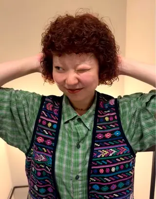ショート パーマ 井出 海月のヘアスタイル