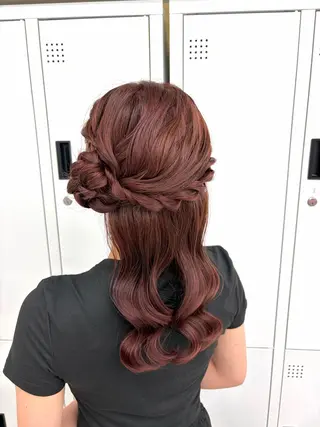 ロング ヘアアレンジ 艶カラー┊͙透明感 ┊͙横浜┊͙みゆ🩵のヘアスタイル