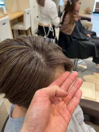 ショート 大人透明感艶カラー 寺田稜のヘアスタイル