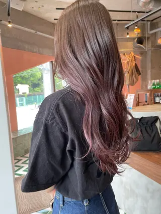 ロング カラー 🫧 momokaのヘアスタイル