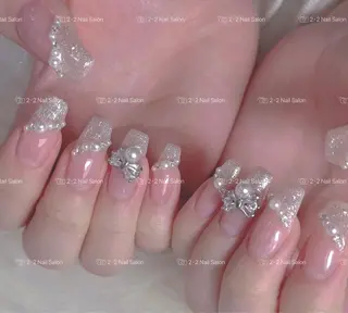 ネイル Shis_🦄shi 韓国風キラキラネイルのネイルデザイン