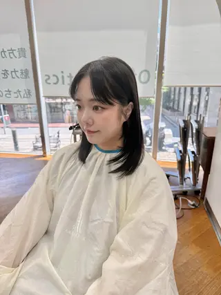 ミディアム 青木 あおいのヘアスタイル