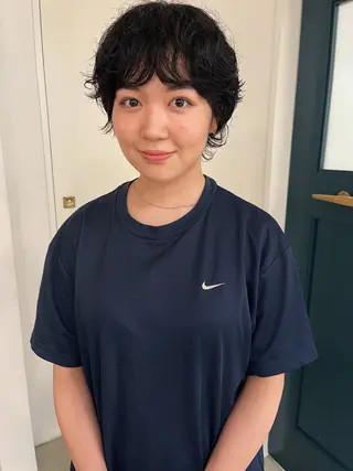 ショート 暖色/パーマ 🌼クニトウメイのヘアスタイル