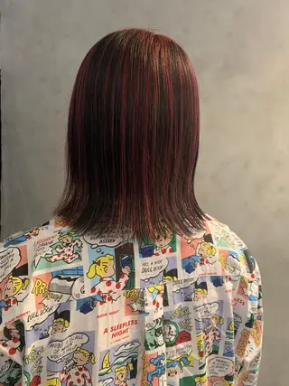 ミディアム 高橋 亜紀のヘアスタイル