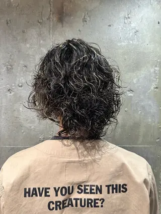 ミディアム パーマ メンズ メンズ専門 Ryukiのヘアスタイル
