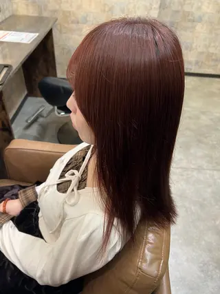 ミディアム カラー 和久井 琉空のヘアスタイル