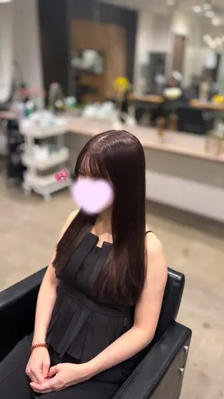 ロング カラー ︎︎ hinanoのヘアスタイル