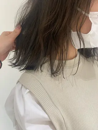 ミディアム カラー Takahashi Yuriのヘアスタイル