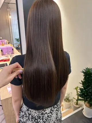 ロング カラー hubhair レイヤー/透明感のヘアスタイル