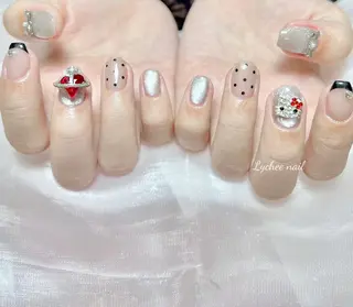 ネイル 🍒Luvia ワンホンネイルのネイルデザイン