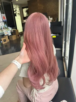 ロング カラー ishizuka toaのヘアスタイル
