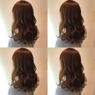 ミディアム カラー 【ツヤ髪カラー】本郷 星音のヘアスタイル
