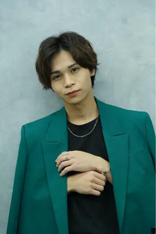 ミディアム パーマ メンズ 垢抜け・メンズパーマ 津山祐紀のヘアスタイル