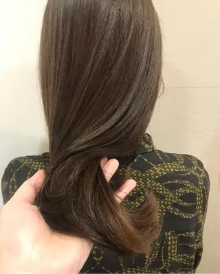 セミロング カラー 艶カラー/似合わせ 💖Emmy💖のヘアスタイル