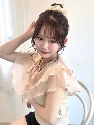 ミディアム カラー annuy ayanaのヘアスタイル