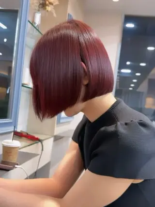 ショート カラー 渡辺 杏斗龍のヘアスタイル