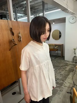 ショート カラー yuan tanakaのヘアスタイル
