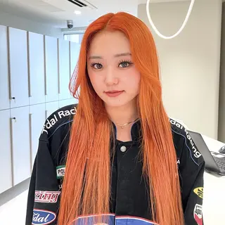 カラー aoi🌙暖色カラー /ウルフカット募集のヘアスタイル