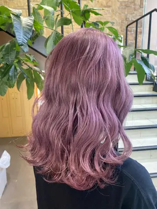 ロング カラー ヘアアレンジ TSUNA 🌙 Lim 五反田のマツエク・マツパデザイン