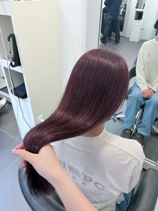 ロング 透明感color あやののヘアスタイル