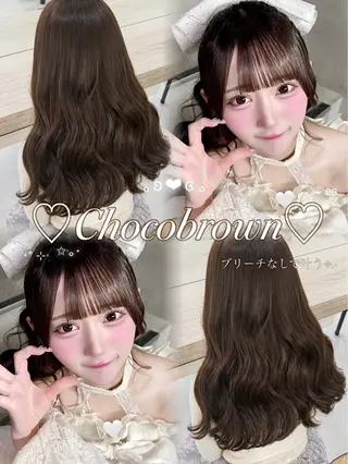 ロング カラーモデル募集✨️ YUKI🎀☁️のヘアスタイル