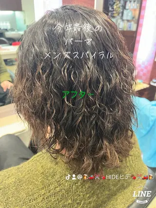 パーマ 織田 英之のヘアスタイル