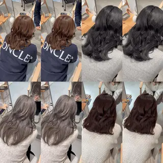 セミロング sara中谷 哲のヘアスタイル