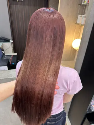セミロング カラー AYAKASA 暖色カラー/レイヤーのヘアスタイル