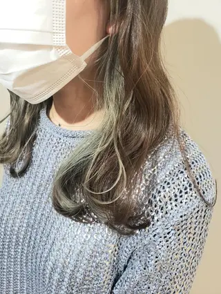 ロング 🇰🇷透明感×ハイ トーン🌟tomoのヘアスタイル