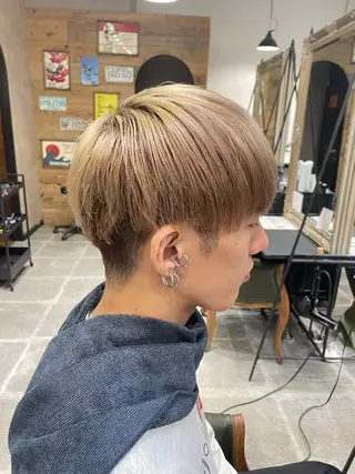 カラー メンズ 鈴木 崇之のヘアスタイル